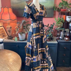 The Odells Multicolor maxi dress Anthropologie Small